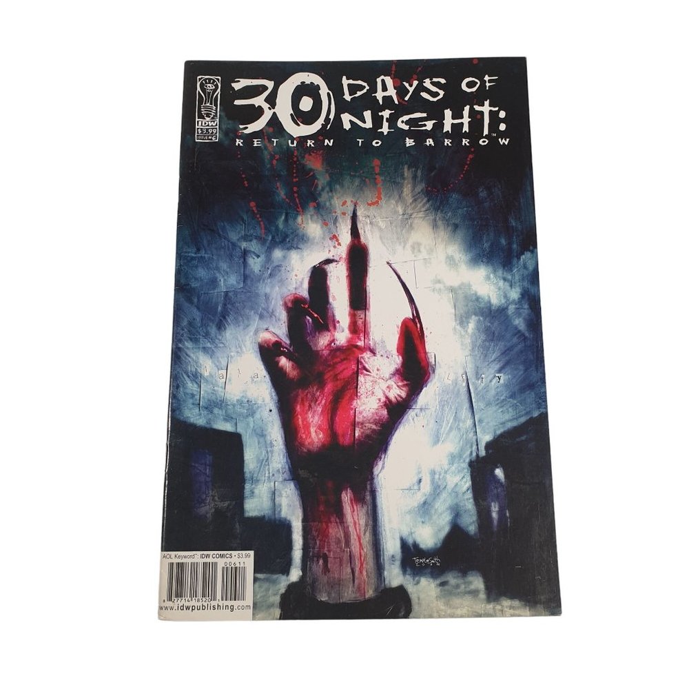 30 Days Of Night Return To Barrow 6 IDW Comic Book Collector Bagged Boarded